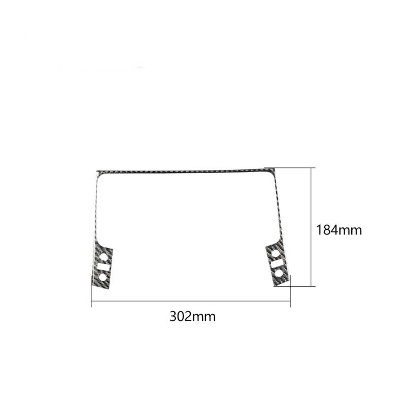 PanelMittelkonsole Für Lexus IST Für IS250 300 2006-2012 Auto Zentrale Steuerung Navigation GPS CD Panel Dekor Abdeckung Aufkleber Aufkleber Auto Zubehör Frame Abdeckung Trim(Style B) von tnbru