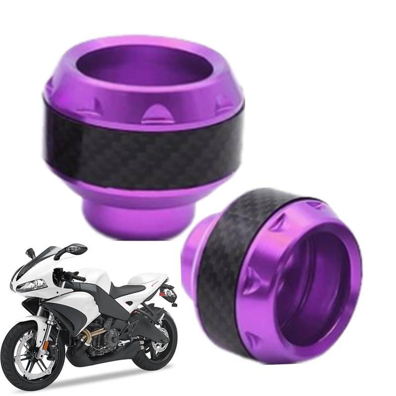 tongfeng Motorrad Gabelrahmen Sliders Motorrad Anti-Kollision Cup Slider Protektoren Modifiziertes Zubehör 1 Paar Stoßdämpfende Cups Aluminiumlegierung für Motorräder von tongfeng