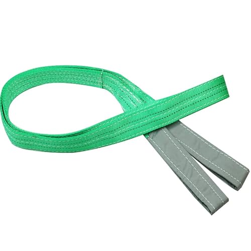 Duplex-Hebeband aus Polyester-Gurtband, Schnitt- und Anti-Brasion-Behandlung, 2T, 4 m, Grün von tooloflife