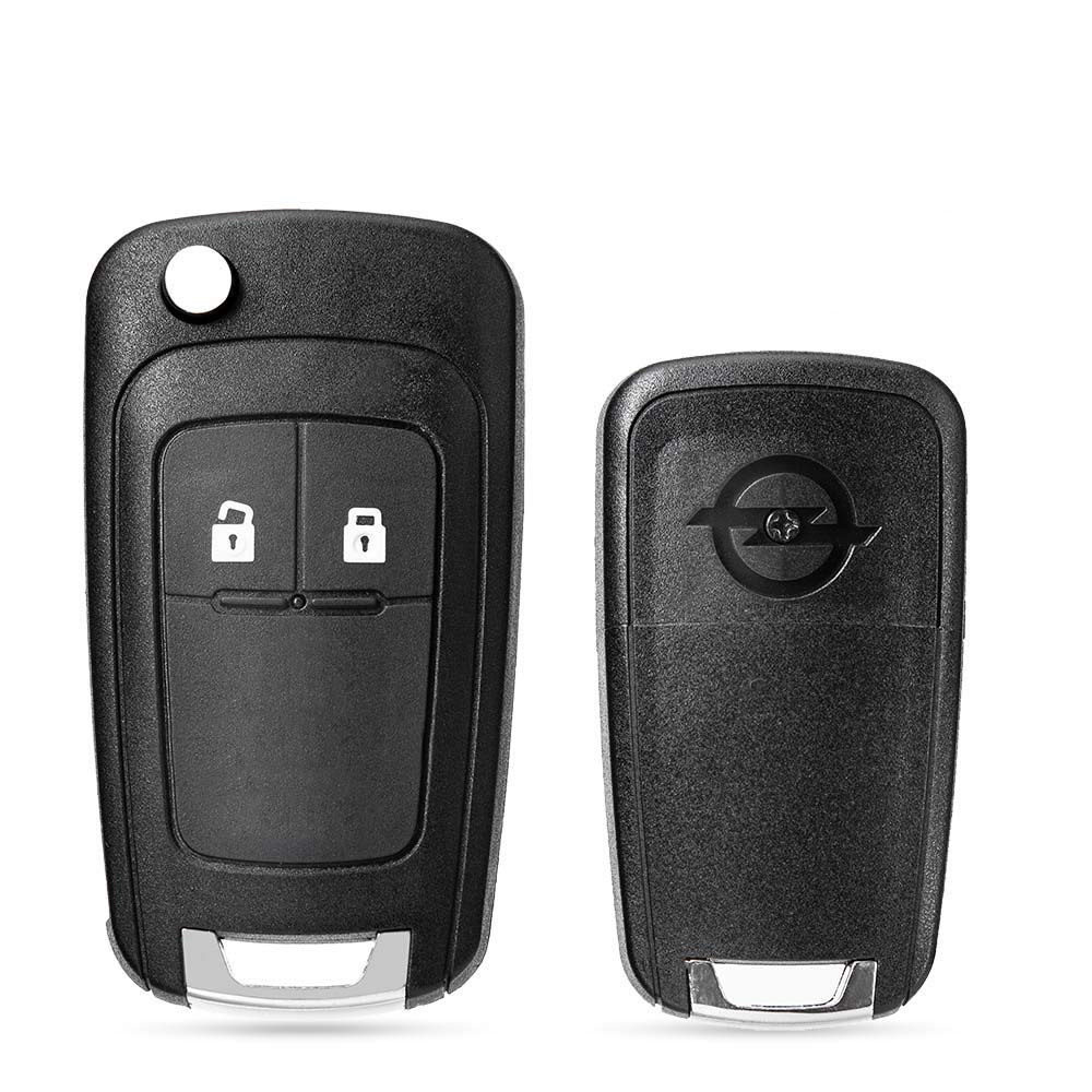 2 3 Tasten Folding Autoschlüssel Shell Remote Flip Key Fob Fall für Opel Vauxhall Astra H Insignia J Vectra C Corsa D Zafira G (2 Tasten) von topone1