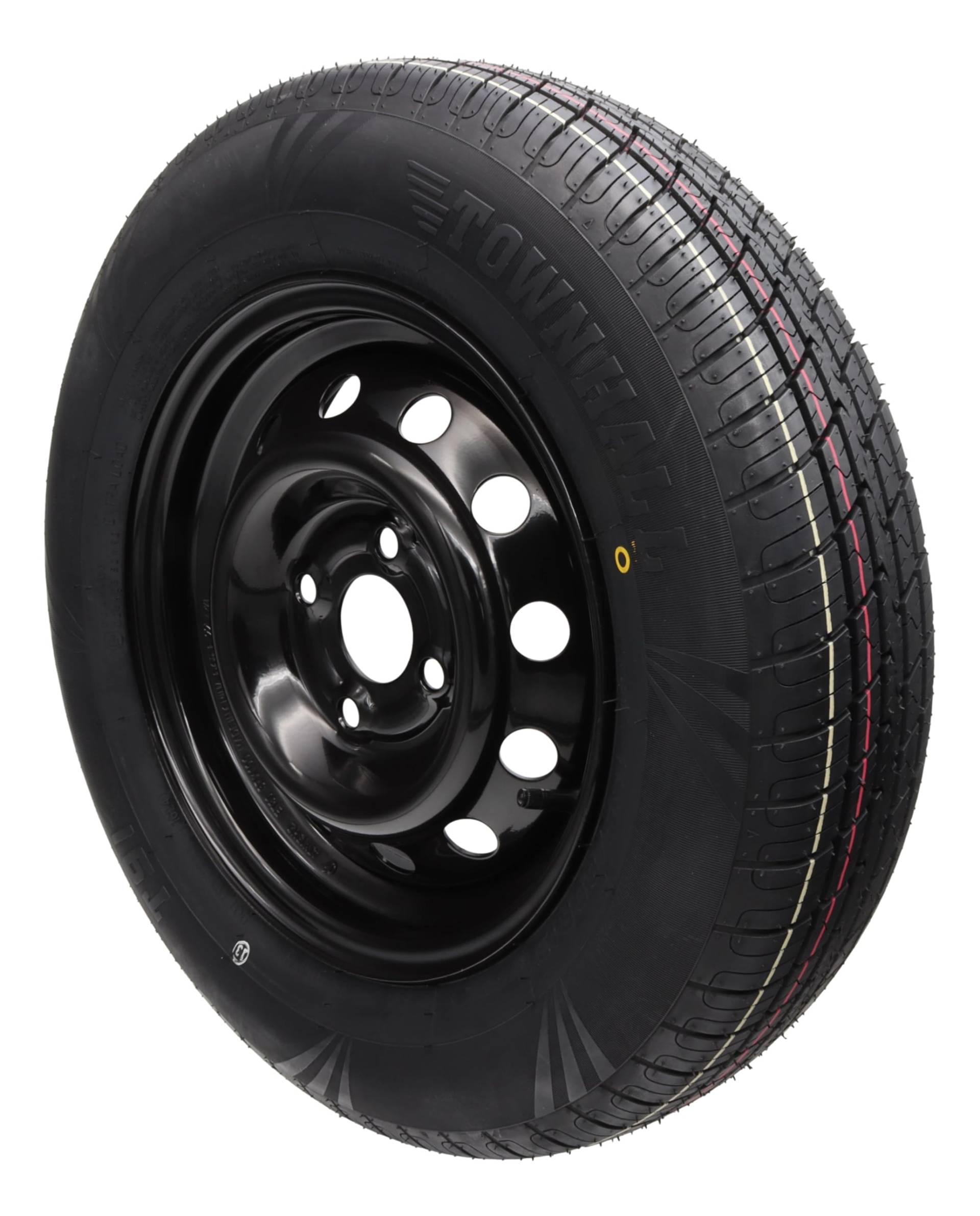 Komplettrad 155/80R13 84N 100x4, PKW Anhänger Felge schwarz 4Jx13 Reifen !! 4-LOCH !! 155 80 R 13 von trailer parts4u