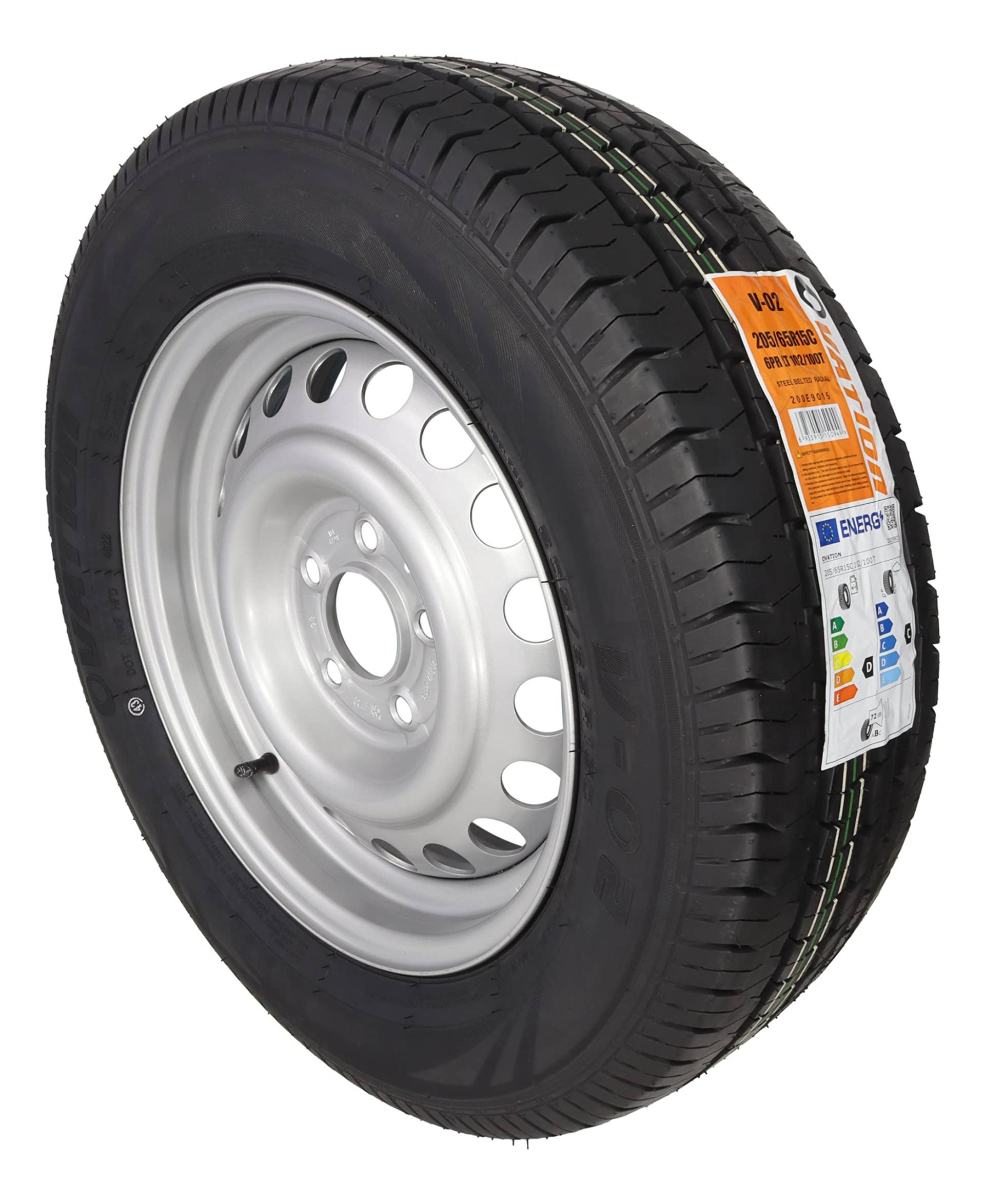 Komplettrad Anhänger 205/65 R 15 C 112x5 5,5J 850kg Rad 15" f. Wohnwagen f. Hobby f. Knaus Caravan Wohnmobil von trailer parts4u