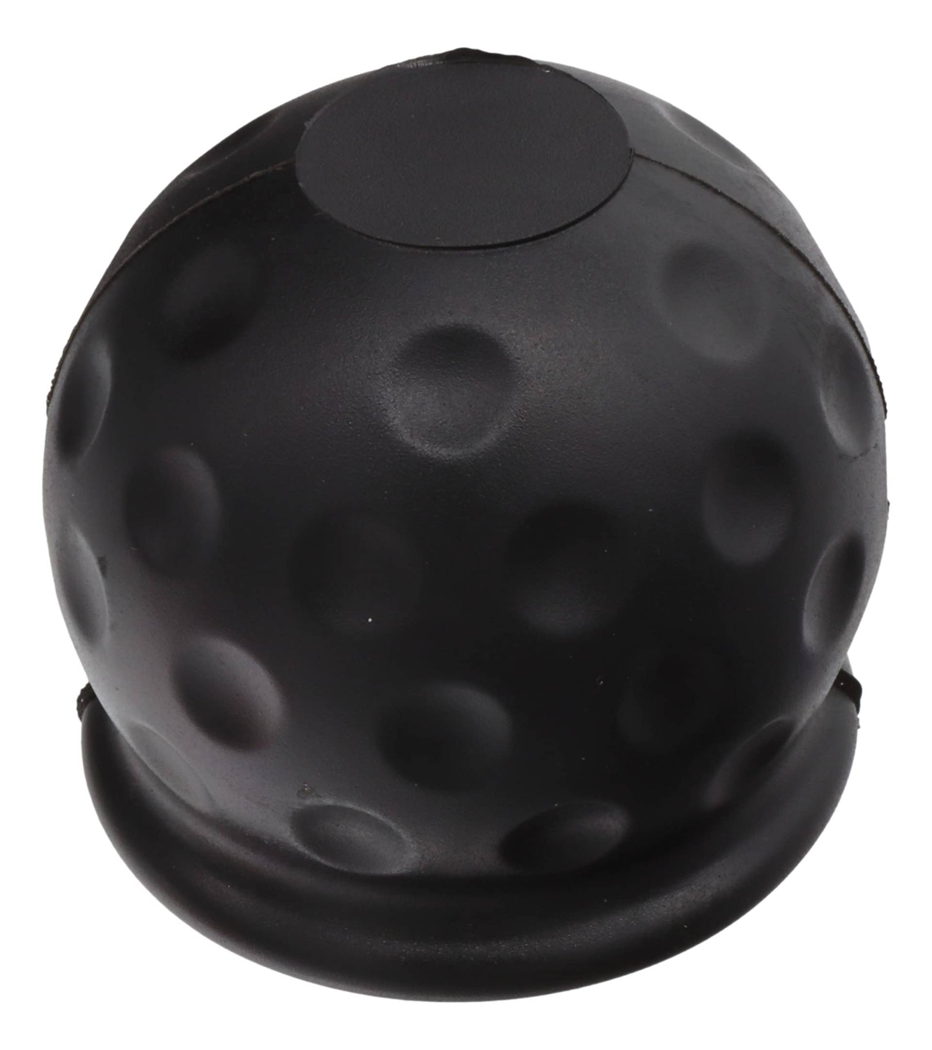 Softball Stoßschutz rot/schwarz Anhängerkupplung Anhänger AHK KFZ Gummi Caravan Abdeckkappe Kappe Schutzkappe Golfball (Schwarz) von trailer parts4u