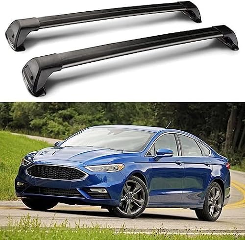 2 Stück Dachträger Querträger für Ford Fusion Sedan 2011-2018,Gepäckträger Relingträger Dachträger Auto Accessories von ttttTTTa