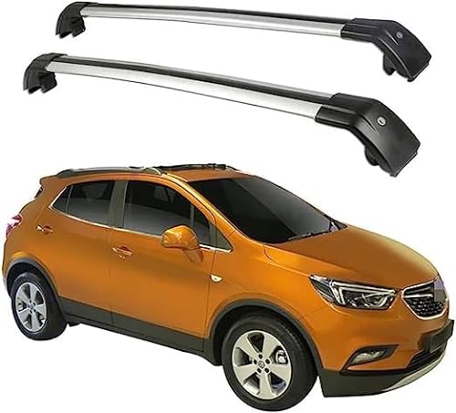 2 Stück Dachträger Querträger für Opel Vauxhall Mokka X SUV 2016-2022,Gepäckträger Relingträger Dachträger Auto Accessories von ttttTTTa