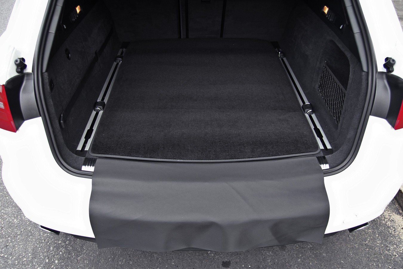 tuning-art 2922 Kofferraummatte für Audi A4 B9 8W Avant 2015-2-teilig mit Ladekantenschutz von tuning-art
