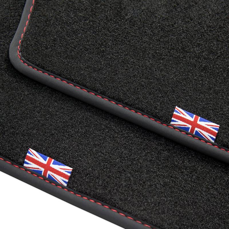 tuning-art BEJ300 Exclusive Fußmatten Union Jack passend für Jaguar XJ (X350) 2003-2009 von tuning-art