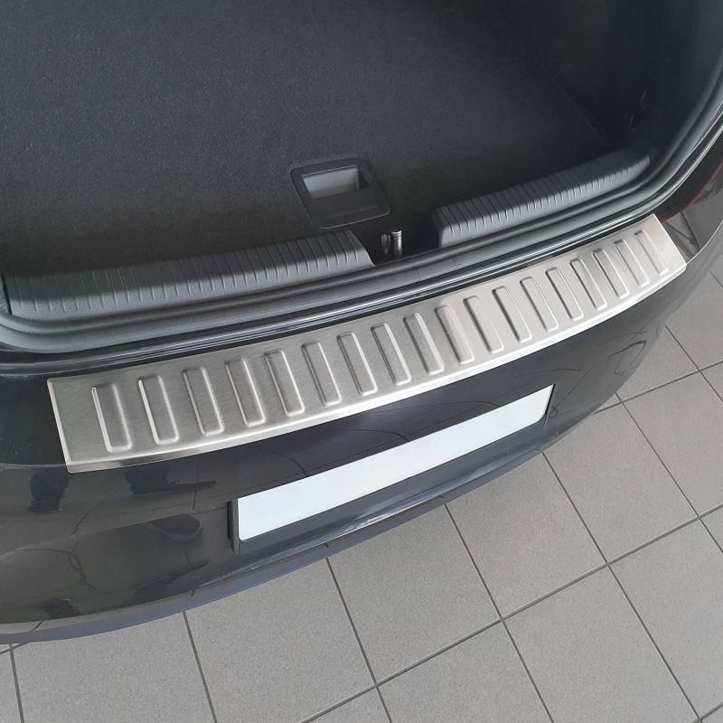 tuning-art L423 Edelstahl Ladekantenschutz passend für Volkswagen ID.3 2020-, Farbe:Silber von tuning-art