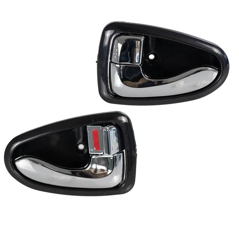 Auto Innentürgriffe Für Hyundai Für Accent Für Verna 2000-2006 Auto Innentürgriff Schwarz Chrom Innentürgriff 8262025000 Autoinnentürgriffe(1 Pair Chrome) von tusgt