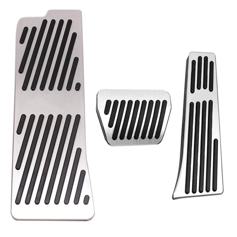 Fußpedalauflage Gasbremse Für 3 Für Serie G20 G21 2020 Aluminium Accelerator Brems Fußstütze Pedal Pads Styling Gas Refit Aufkleber Styling Auto Zubehör Fußstütze Auto Pedal(3pcs) von tusgt