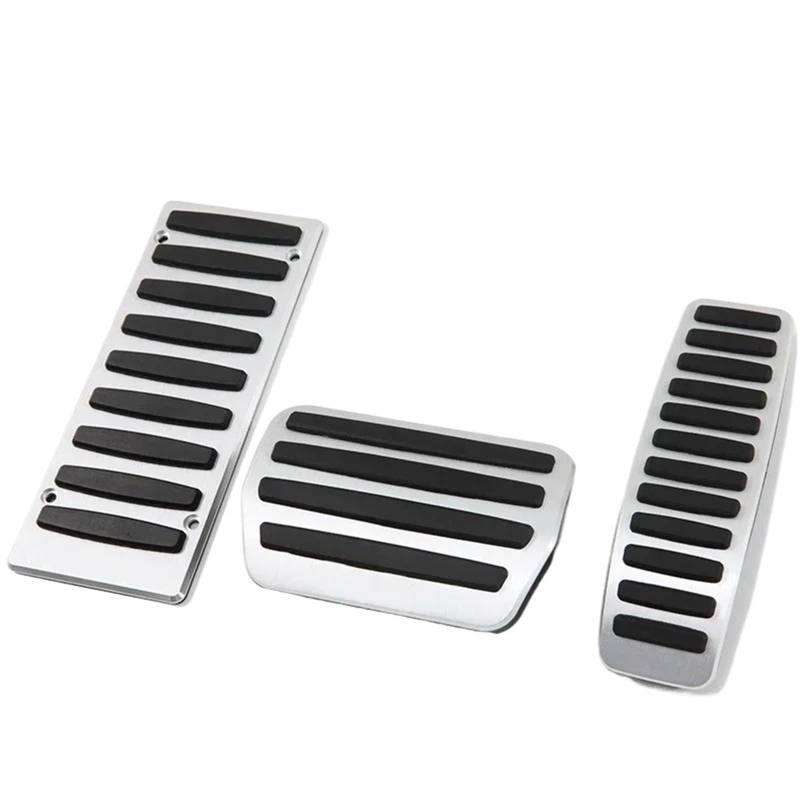 Fußpedalauflage Gasbremse Für Q7 Aluminiumlegierung Auto Styling Auto Pedal Pads rutschfeste LS Auto Auto Pedalabdeckungen Fußstütze Auto Pedal(3pcs) von tusgt