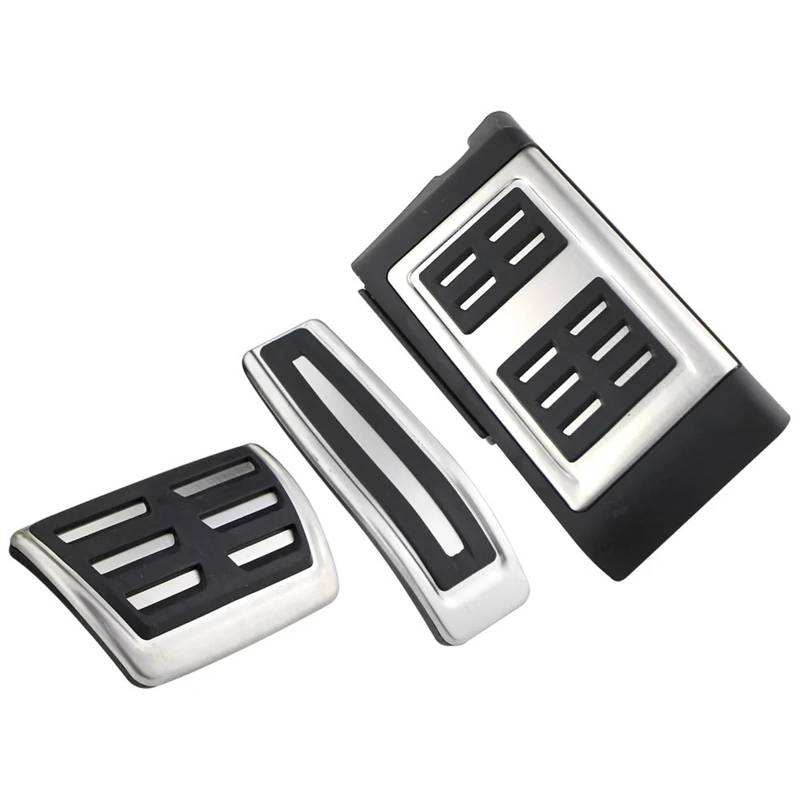 Fußpedalauflage Gasbremse Für Q7 SQ7 2006-2015 Accelerator Gas Bremspedal Fußstütze Dead Pedal Pad Non-Slip Innen Zubehör Auto Pedale Abdeckung Fußstütze Auto Pedal(3Pcs at with Rest) von tusgt