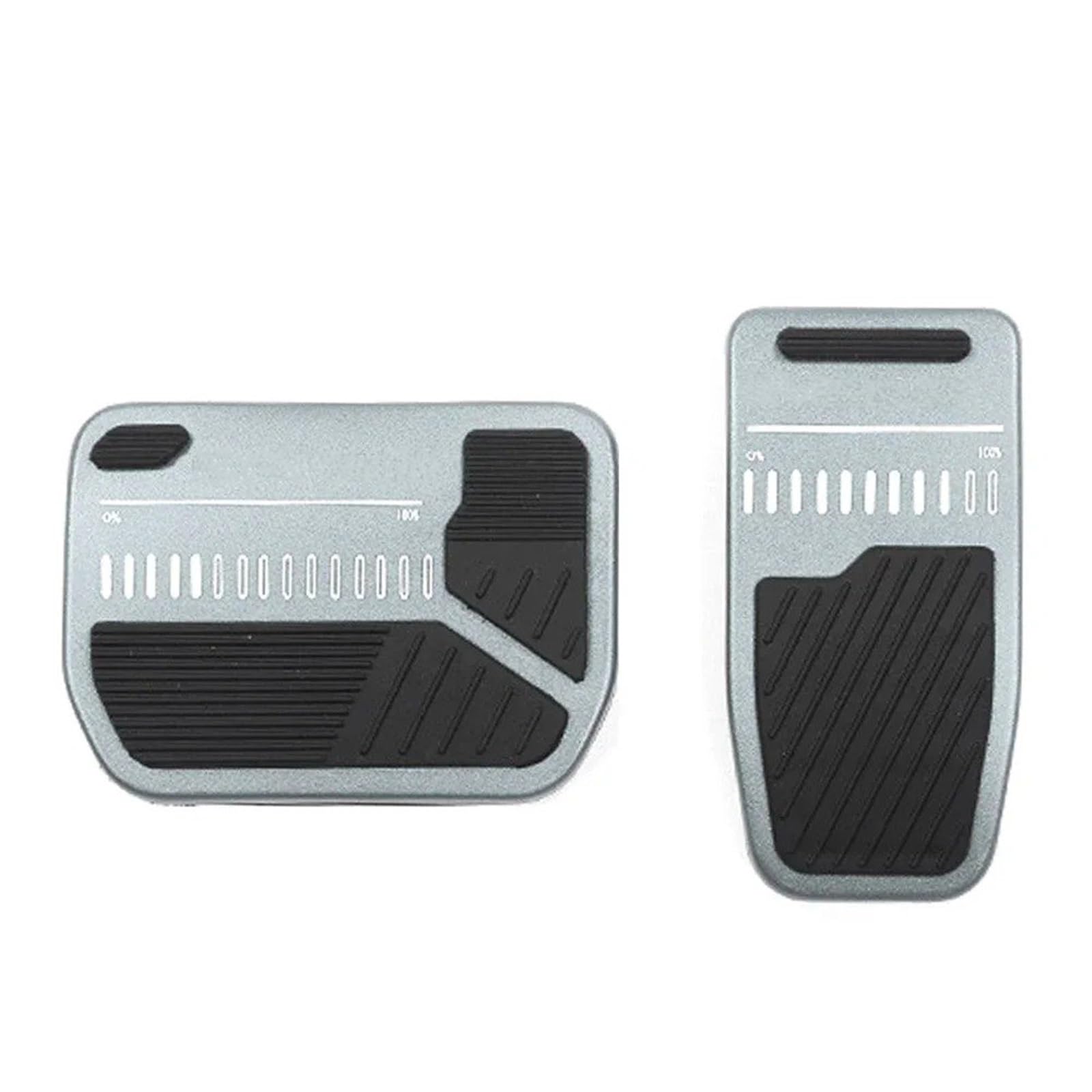 Fußpedalauflage Gasbremse Für Tesla Für Modell 3 Y Für Highland 2024 Auto Pedal Gummi Pad Abdeckung Bremse Rest Pedal Clip-on Fuß Pedal Pads Abdeckung Innen Zubehör Fußstütze Auto Pedal(Grey) von tusgt