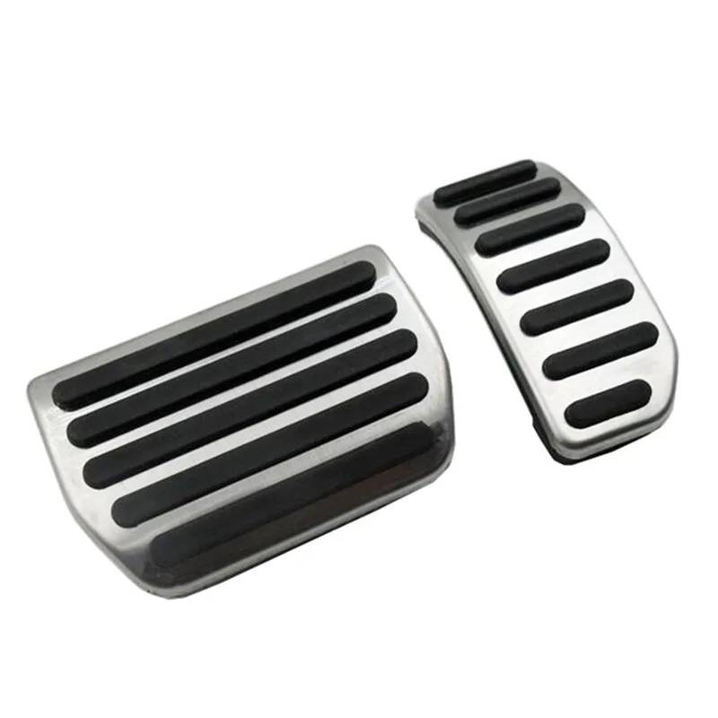 Fußpedalauflage Gasbremse Für Volvo Für XC60 Für S60 S80 Für S60 Für V60 V70 2009-2017 Aluminium at Accelerator Gas Fuß Rest Modifizierte Pedal Pads 3 Stücke Auto Zubehör Fußstütze Auto Pedal(2pcs) von tusgt