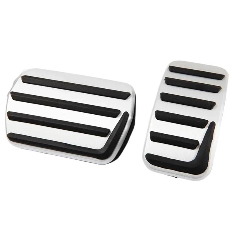 Fußpedalauflage Gasbremse Für Volvo S40/V40/C30 at Auto Aluminium Legierung Auto-Styling Autos Zubehör Auto Fußstütze Brems Gas Gaspedal Pad Abdeckung Fußstütze Auto Pedal(Brake and Gas Pedals) von tusgt