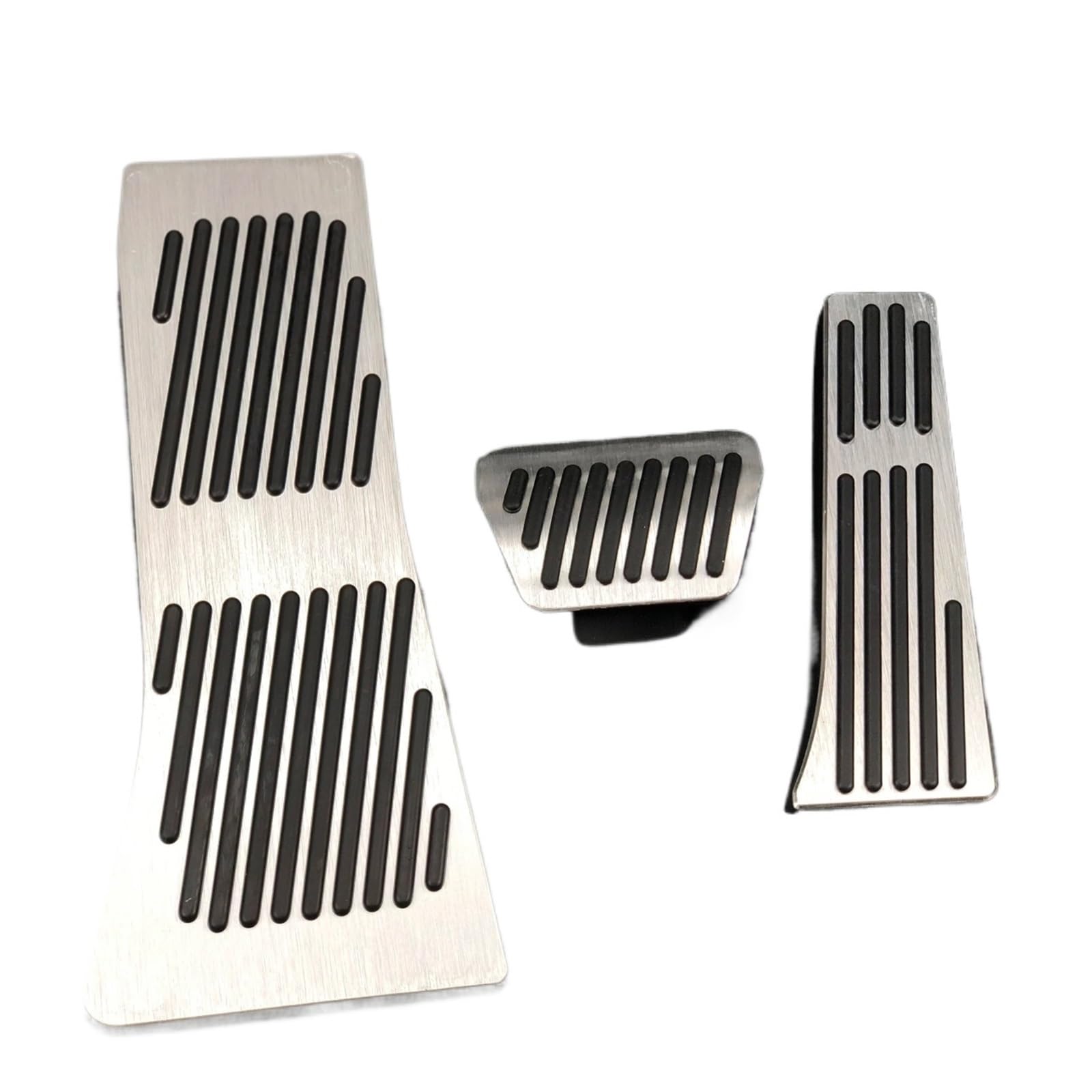 Fußpedalauflage Gasbremse Für X5 Für X6 E53 E70 E71 E72 F15 F16 Accelerator Gas Brems Fußstütze Pedal Abdeckung Pad Auto-Styling Zubehör Fußstütze Auto Pedal(No Drill at Silver) von tusgt