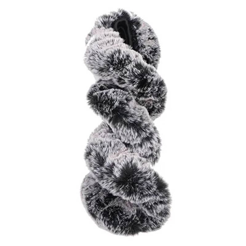 Lenkradhülle Winter Super Soft Plüsch Auto Lenkradbezug Universal Warm Kunstfell Auto Lenker Am Lenkrad Geflecht Schön Auto Lenkradabdeckung(Gray) von tusgt