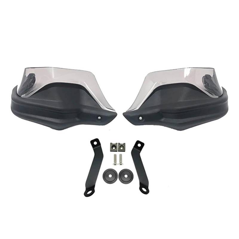 Motorrad-Handschützer Für ADV160 Für ADV150 2022-2024 Motorrad Handprotektoren Schild Wachen Windschutzscheibe Hand Wind Schutz Griffschutz Schild(Black Grey Set) von tusgt