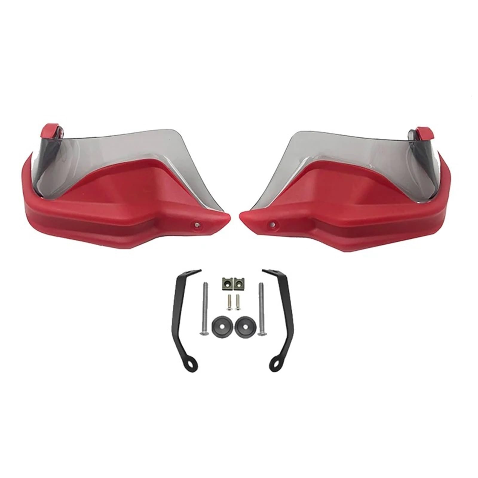 Motorrad-Handschützer Für NT1100 2022-2023 Motorrad Handschutz Handprotektoren Lenker Wachen Windschutzscheibe Griffschutz Schild(Red Grey Set) von tusgt