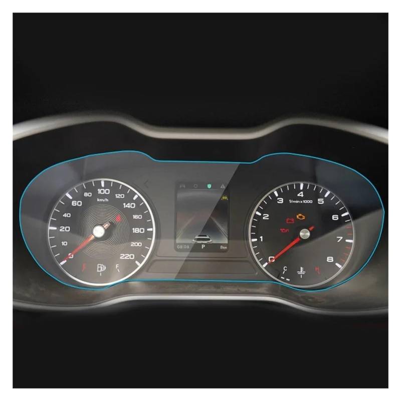 Navigation Schutzfolie Für MG Für ZS 2020 2021 2017-2020 Auto GPS-Navigation Gehärtetes Glas Displayschutzfolie Aufkleber Auto Access Auto Displayschutz Navigations-Displayschutz(Instrument Film) von tusgt