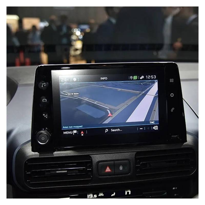 Navigation Schutzfolie Für Peugeot Für Rifter 2019 2020 Auto GPS Navigation Bildschirm Film Auto Innen Zubehör Gehärtetem Glas Screen Protector Navigations-Displayschutz von tusgt