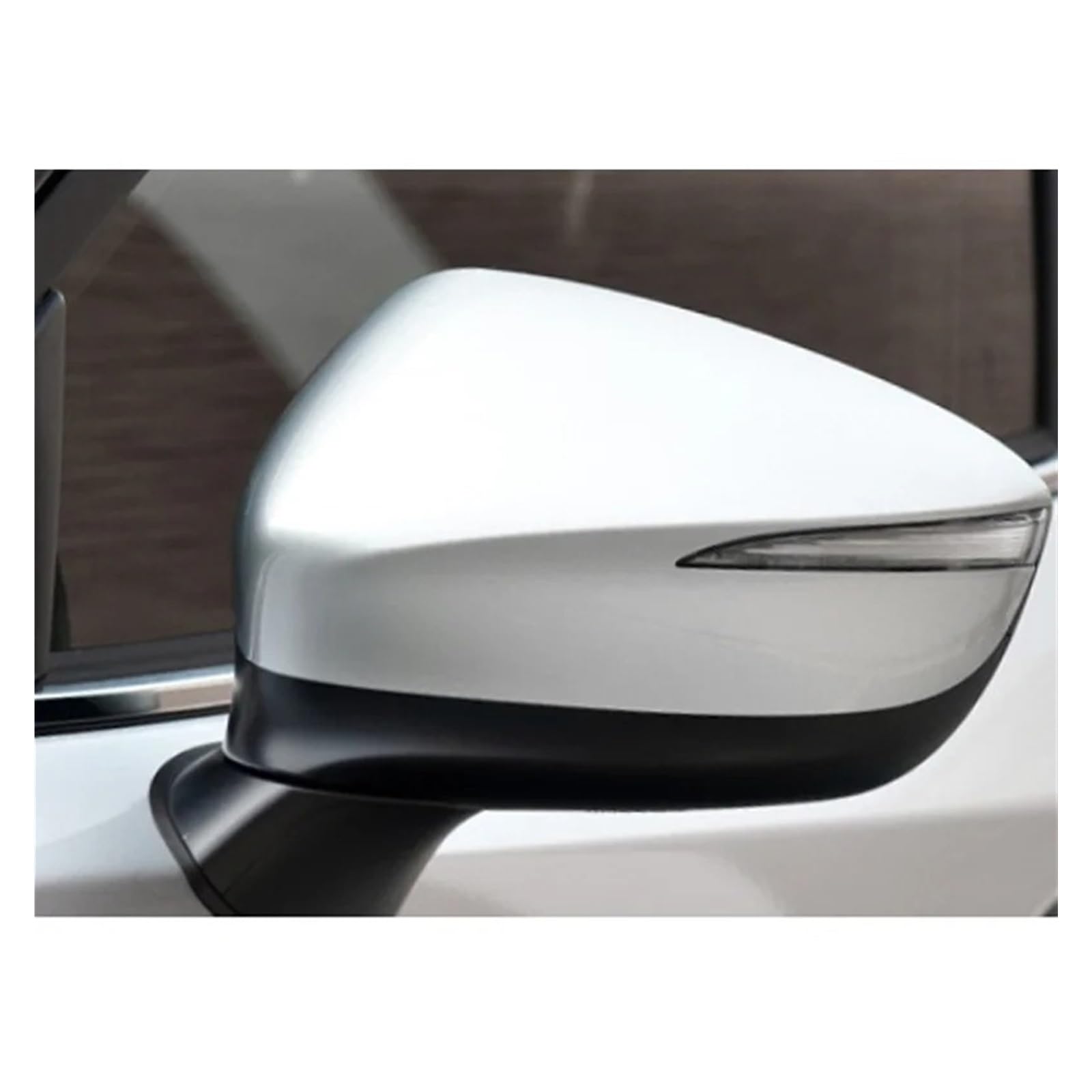 Rückspiegelabdeckung Für Mazda Für CX-5 Für CX5 2015-2016 Seite Rückspiegel Deckel Gehäuse Haube Schalenkappe Rückspiegelabdeckung Auto Rückspiegel Kappe(Left Side Silver) von tusgt