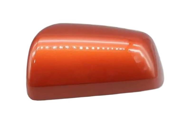 Rückspiegelabdeckung Für Mitsubishi Für Lancer EX 2009 2010 2011 2012 Autozubehör Rückspiegelabdeckung Rückspiegelgehäuse Schale Farbe Lackiert Auto Rückspiegel Kappe(1pcs orange Left) von tusgt