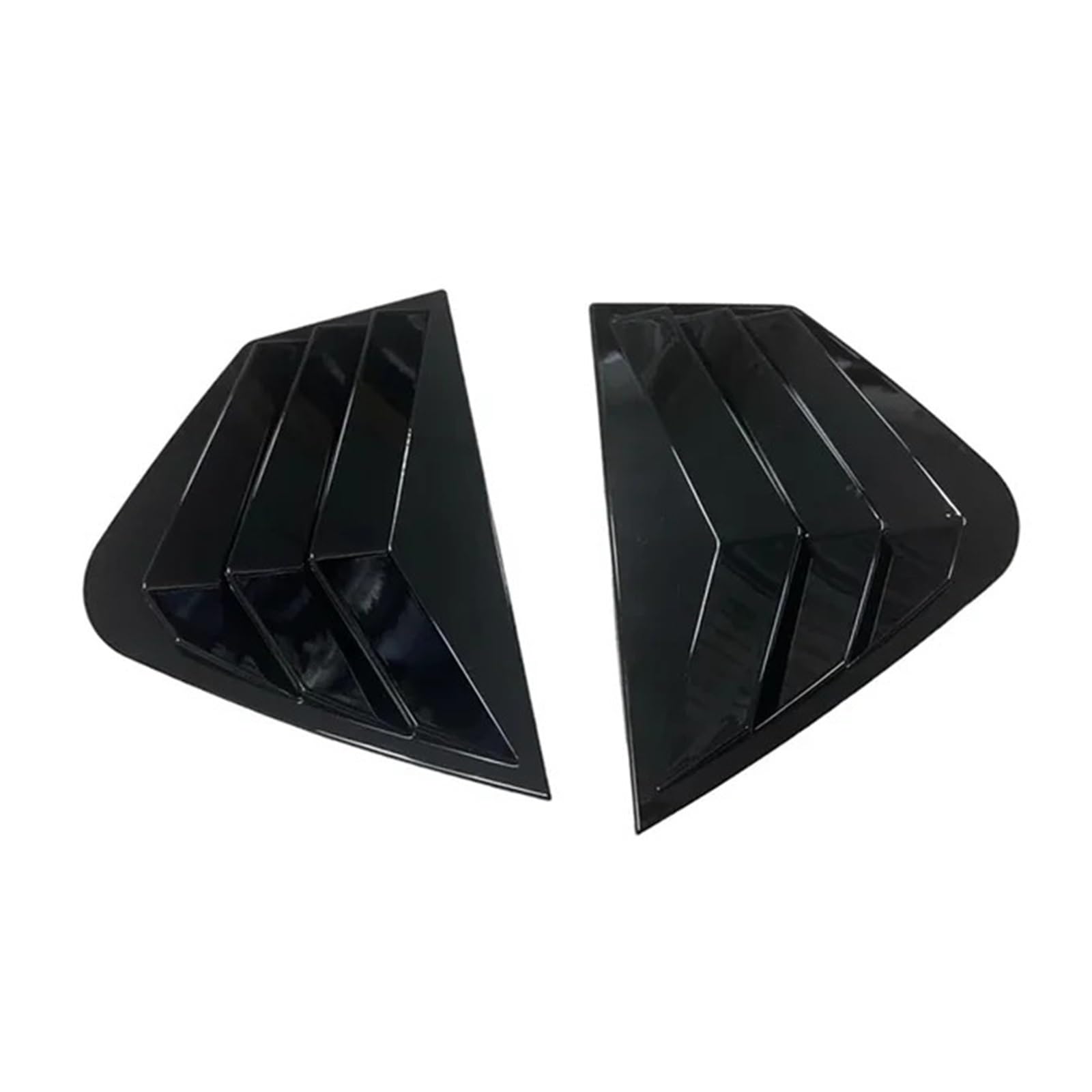 tuyda Auto-Seitenfensterladen-Abdeckungs-Zieraufkleber, passend for KIA, Optima K5 2011–2015, Lüftungsschaufel, ABS-Kohlefaser-Zubehör, Auto-Heckjalousienfenster Dekorative Abdeckung für Heckscheibeng von tuyda
