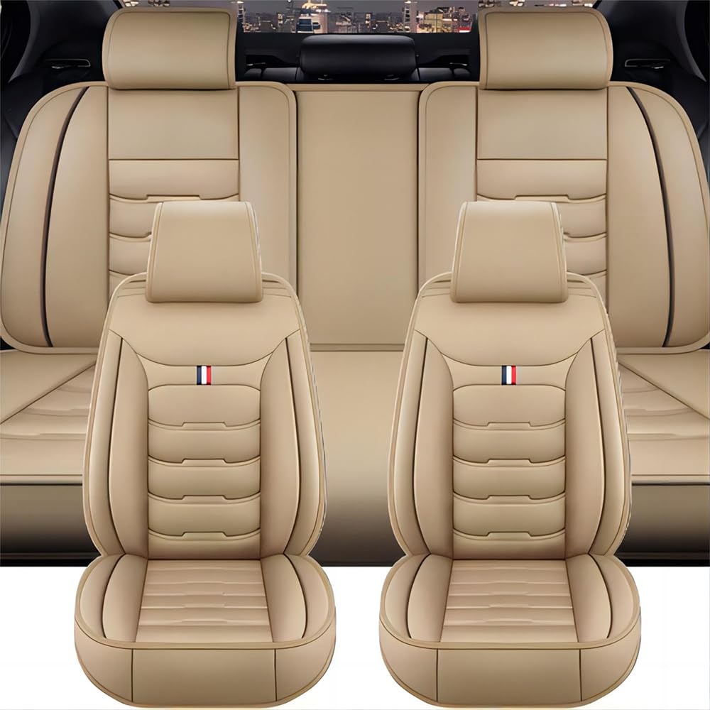 uULiit Auto Sitzbezügesets 5 Sitzer für Chevrolet Camaro V6 V8,Sitzauflagen Set Sitzbezüge Kompletter Satz rutschfest Dauerhafter Sitzschoner Auflagen Zubehör,A von uULiit