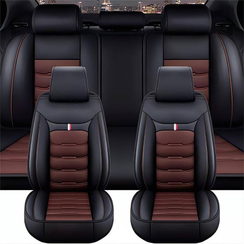 uULiit Auto Sitzbezügesets 5 Sitzer für Chevrolet Camaro V6 V8,Sitzauflagen Set Sitzbezüge Kompletter Satz rutschfest Dauerhafter Sitzschoner Auflagen Zubehör,C von uULiit