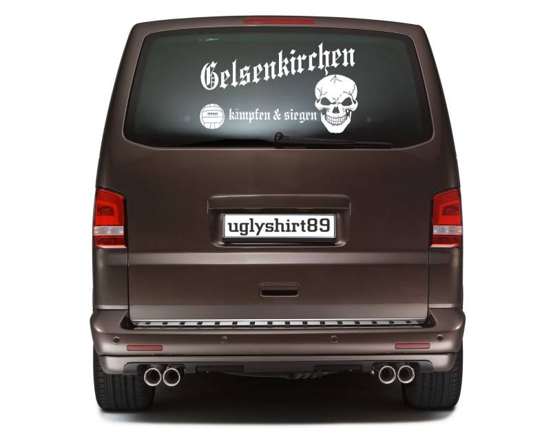 uglyshirt89 Gelsenkirchen Autoaufkleber 45 cm | Hardcore | Sticker | Aufkleber | KSM1 von GTTCCG