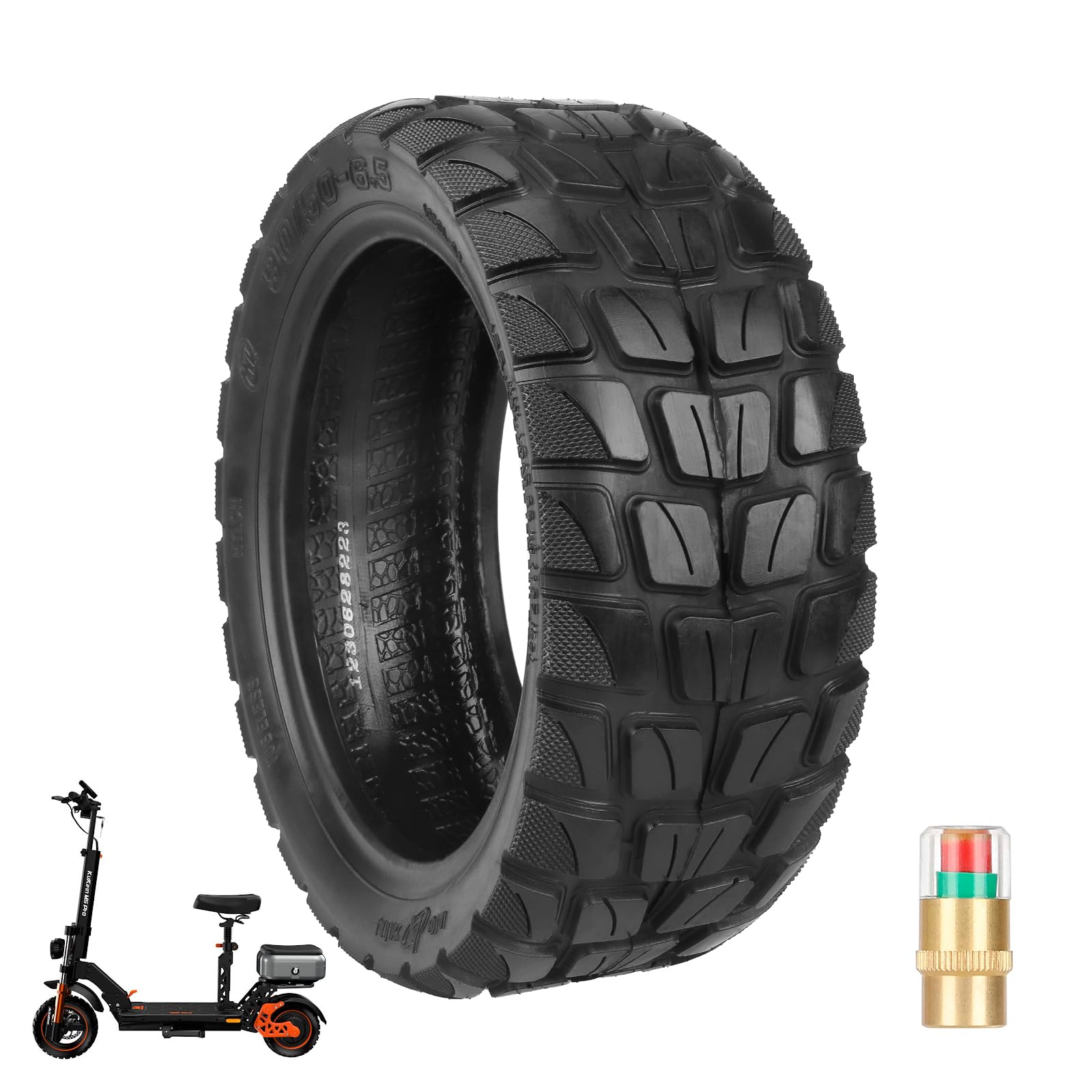 90/50-6.5 Offroad-Schlauchlos Reifen für rear tire of Kukirin M5 pro electric scooter von ulip