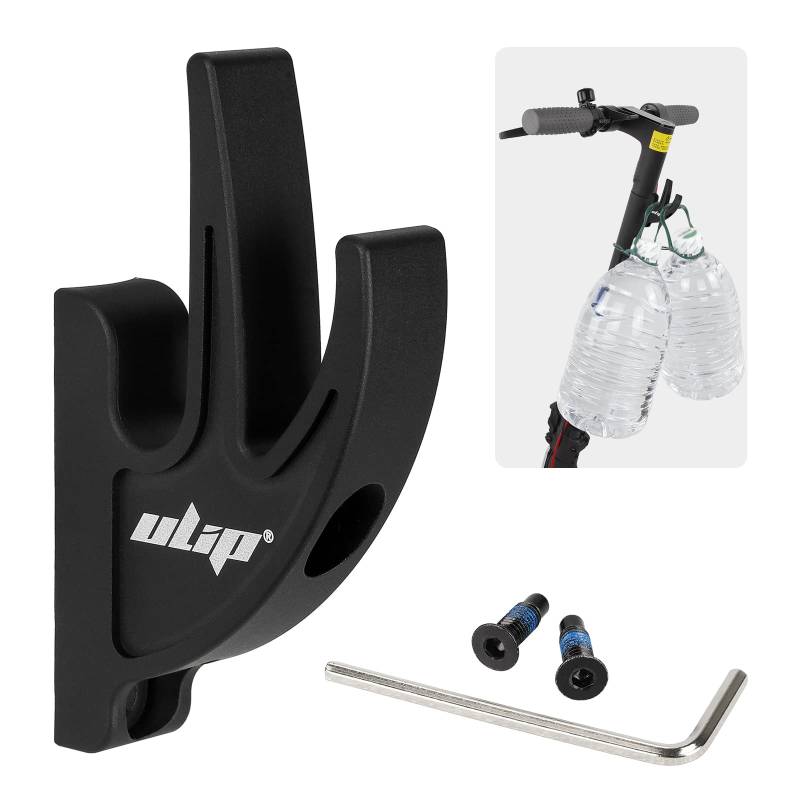 ulip Scooter Double Front Hook Aluminium Aufhänger für Scooter mit M5 Schrauben für Xiaomi M365 Pro MI3 1S Scooter Schwarz von ulip