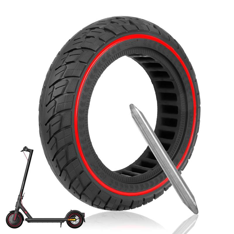 ulip 60/70-7 Solid Scooter Tire Rubber Tire Vorder- und Hinterräder Ersatz für Xiaomi 4 Pro/Xiaomi 4 Pro Max Scooter von ulip