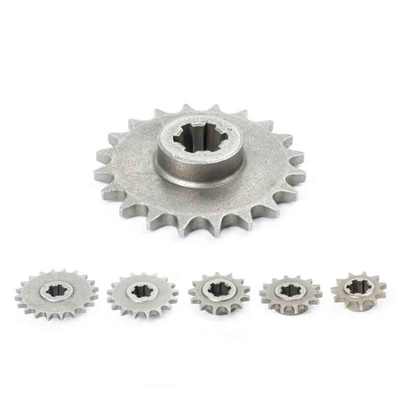 47cc 49cc Vorne Getriebe Kettenrad T8F 11T 13T 14T 17T 20T Ritzel Kettenrad kette Cog Metall for ATV Bike Moped Roller (Size : T8F 11T) von urhep