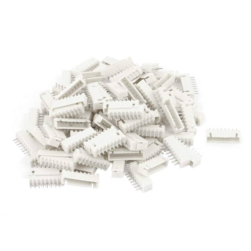 sourcing map 100Stk Stecker 8 Pins 2,54mm XH Kopfzeile Buchsenleiste de von uxcell