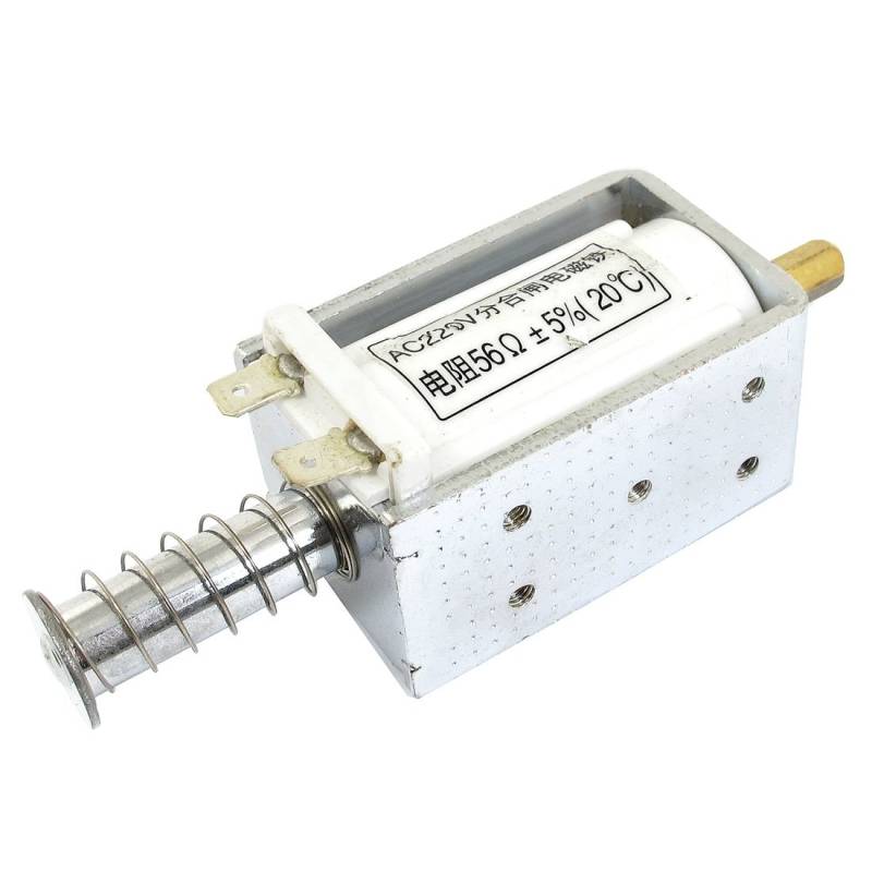 sourcing map 220V 3A 3Kg Offen Rahmen Dr?ken Ziehtyp Solenoid Elektromagnet Stellantrieb de von uxcell