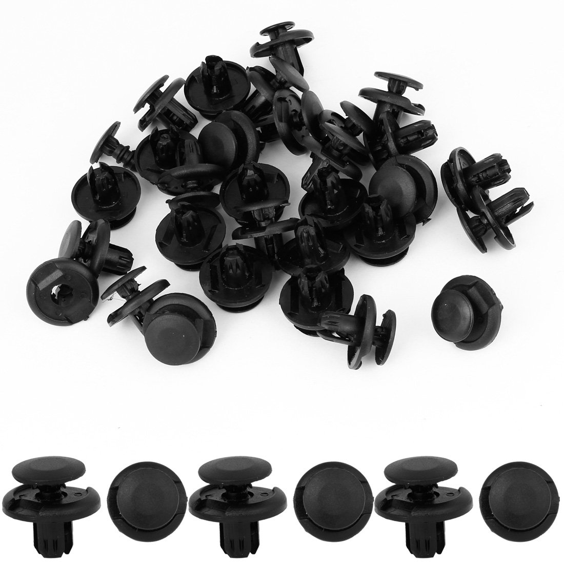 sourcing map 30Pcs 91512-SX0-003 Auto Kunststoff Stoßstangen Befestigung Clip 8mm für Accord de von uxcell