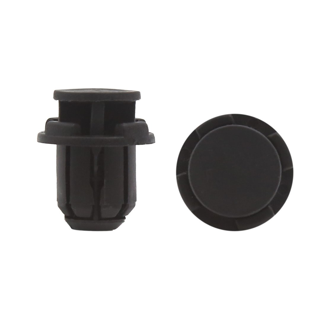 sourcing map 30Stk.14mm Loch Durchm. Schwarz Auto Trimm Plastik Niet Befestigung Clip von uxcell