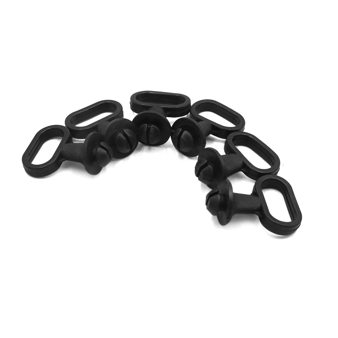 sourcing map 6pcs schwarz Gummi vorne Kotflügel Geschwindigkeitsmesser Kabel Halter Motorrad DE de von uxcell