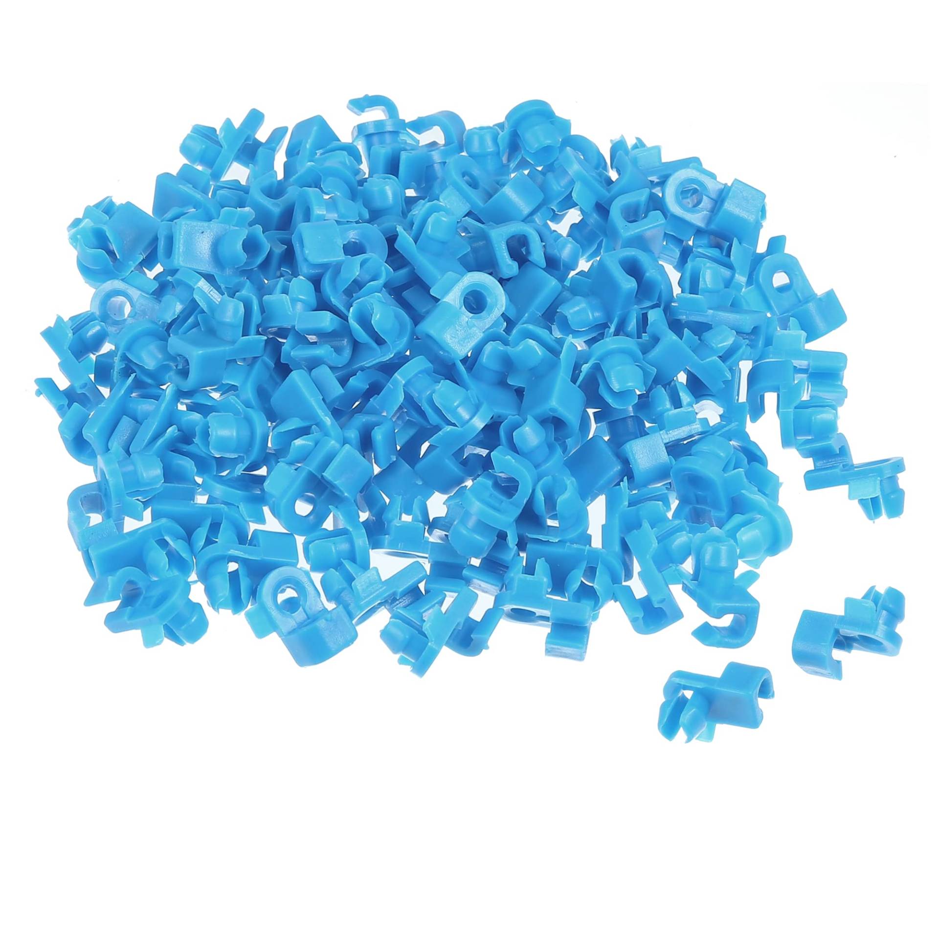 sourcing map Auto Blau 4mm Dia Loch Türschloss Gelenkkopf Klammern Halter 100 Stk DE de von uxcell