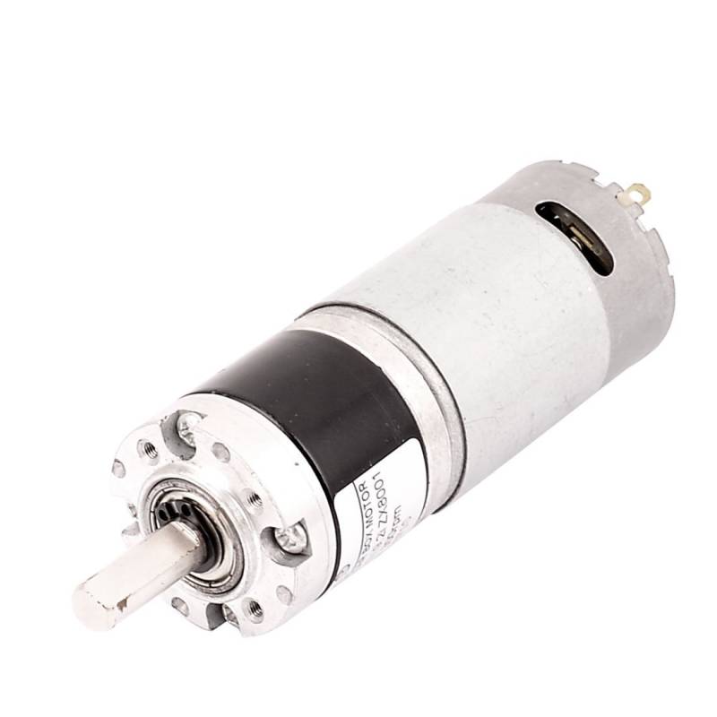 sourcing map DC 24V 300RPM Hoher Drehmoment 8mm Schaft Dmr langsam Lötmittel Getriebe Motor de von uxcell