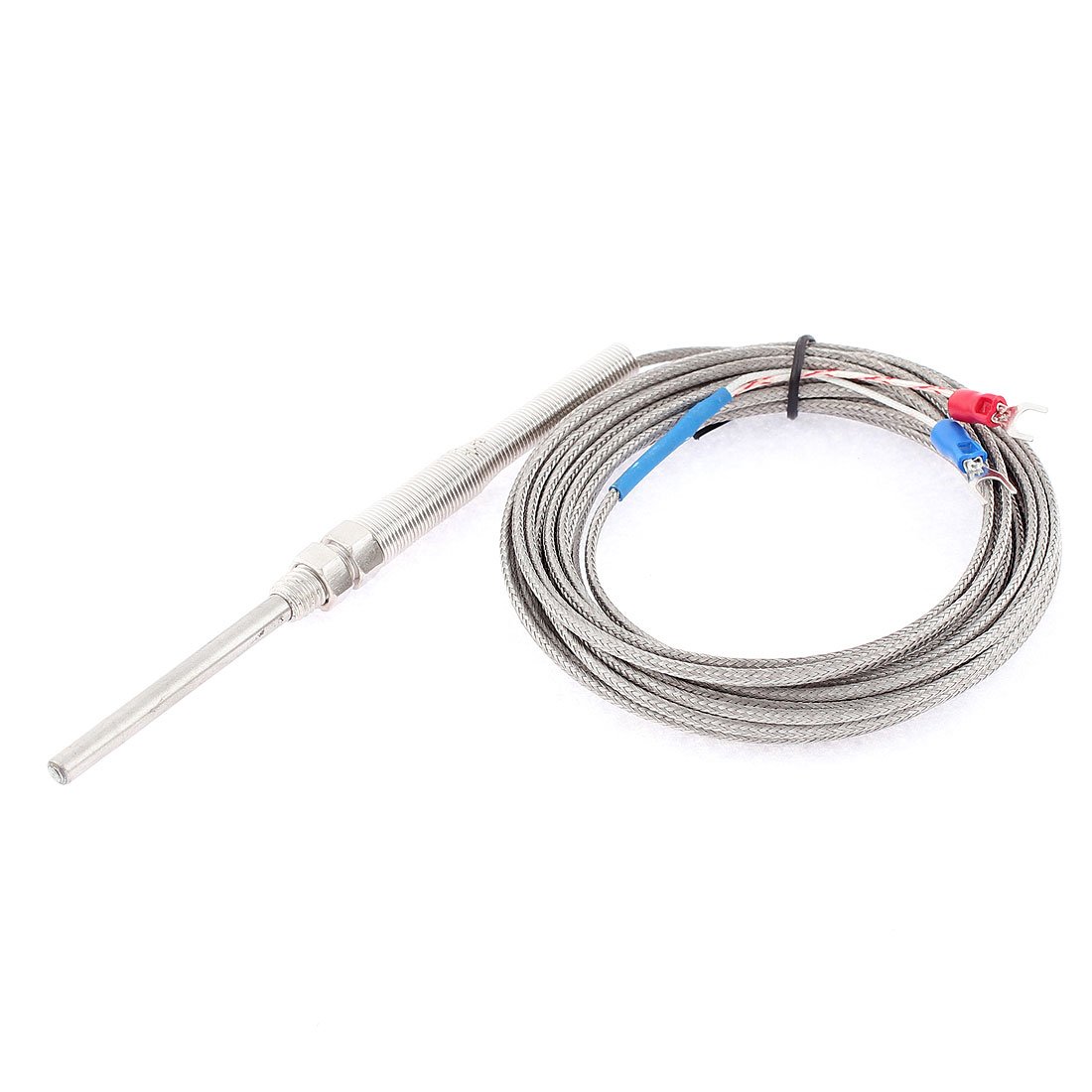 sourcing map K Typ Thermoelement Sonde Temperatur Kontrolle 0-400C Sensor 5cm Gabel Fühler 5M DE de von uxcell