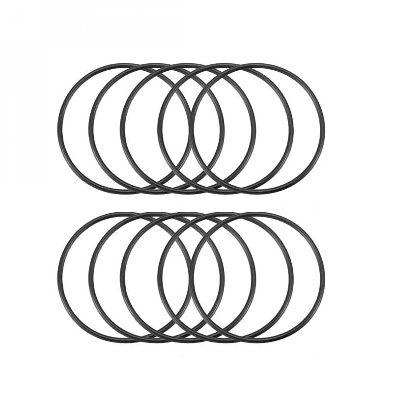 sourcing map Packung mit 10 Metrische Nitrilkautschuk O-Ringe Dichtungsringe 51mm AD 47mm ID 2mm Breite von uxcell
