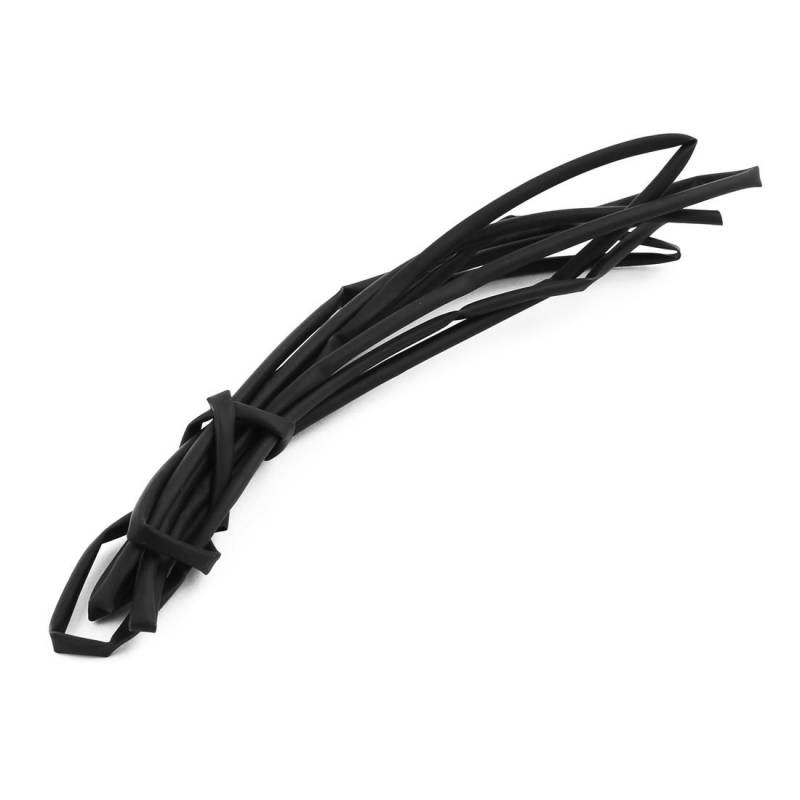 sourcing map Schrumpfschlauch Draht Kabel Hülsenschlauch 2.5 mm Durchm. 3:1 Verhältnis 1.8 m Länge Schwarz von uxcell