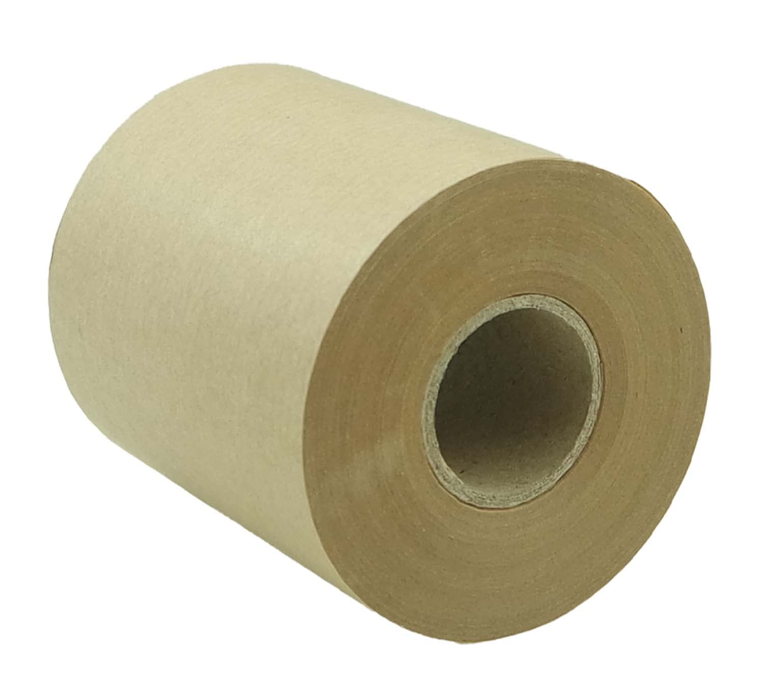 varivendo Papierrolle 50 m Natürliches Recyclingpapier zum Einpacken von Geschenken, Basteln, Stauen, Verpacken, Versenden, Paket Dekorpapier (75 mm x 50 m (1Rolle)) von varivendo