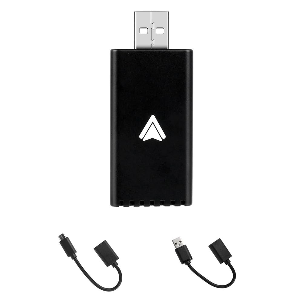 vdha Android Auto Wireless-Adapter, Android Auto Dongle, Android-Telefone Wandelt Kabelgebundenes Android Auto in Kabellose AI Box Um von vdha