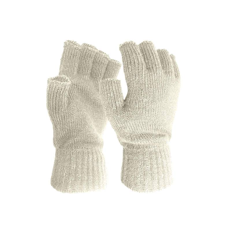 vejtmcc Warm Strick Women 's solide Halbfinger Handschuh Farbe Herren Winter und Handschuhe Schmuck Halloween Damen (White, One Size) von vejtmcc