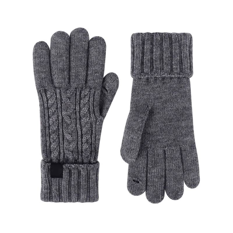 vejtmcc Winterhandschuhe, Handschuhe für Damen, kaltes Wetter, Winterhandschuhe, Damen, warme Strickhandschuhe Pfau Kostüm Damen (Dark Gray, A) von vejtmcc