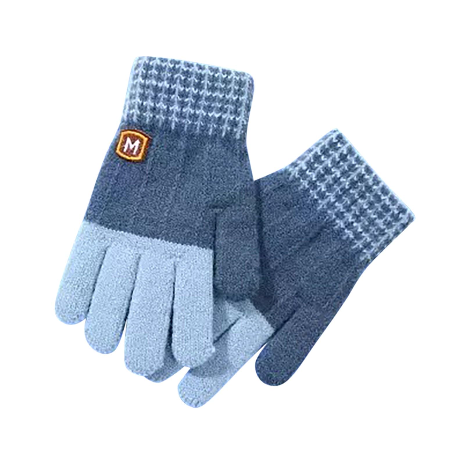 vejtmcc Winterhandschuhe, elastische und warme Handschuhe, gestrickte Handschuhe für oder Mädchen Magisch Saubere Handschuhe (Blue, One Size) von vejtmcc